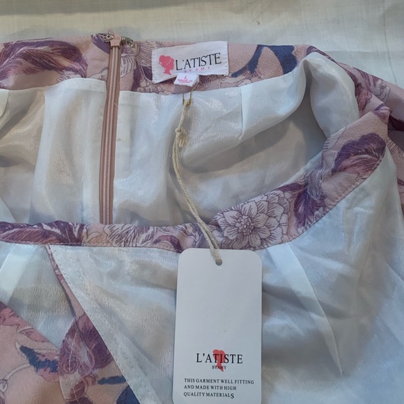 L’Atiste Floral Print Wide Leg Jumpsuit - Picture 3 of 4